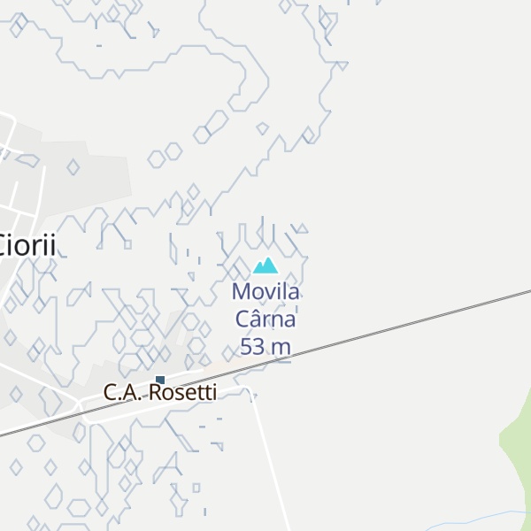 Map of Movila Cârna