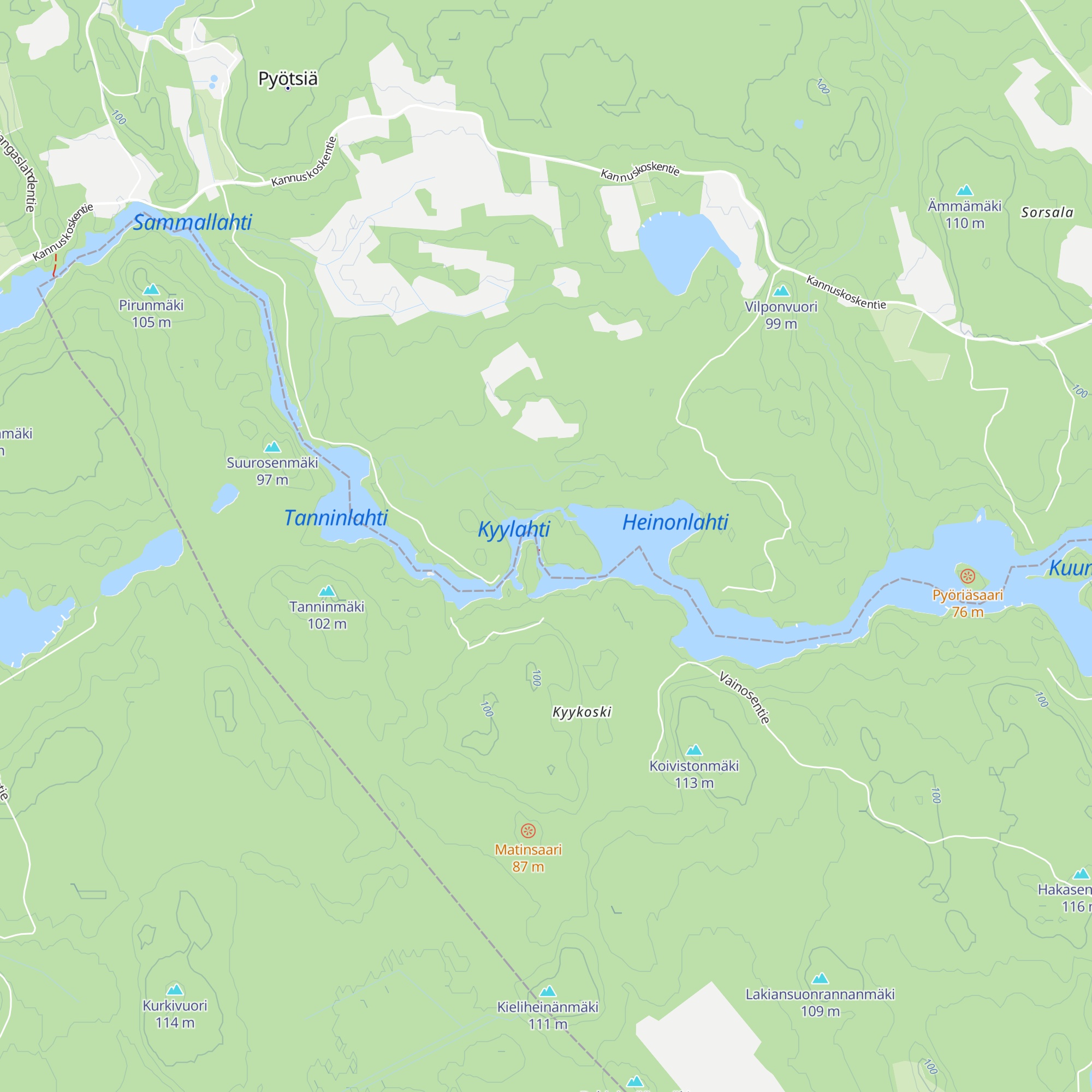 Kyykosken kota map