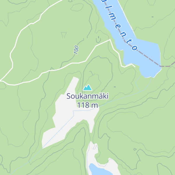 Map of Soukanmäki