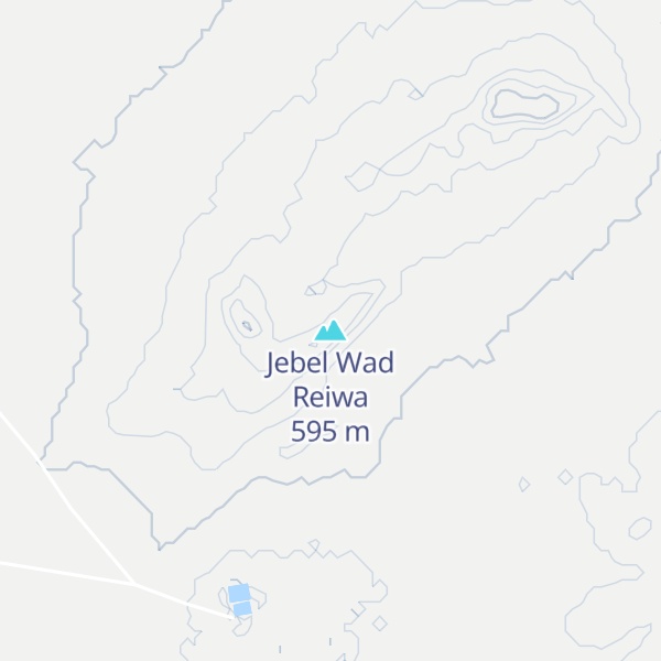Map of Jebel Wad Reiwa