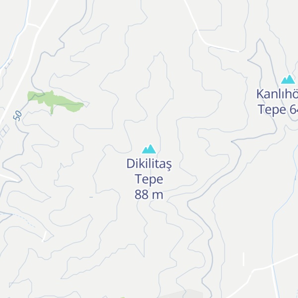 Map of Dikilitaş Tepe