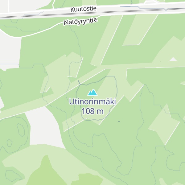 Map of Utinorinmäki