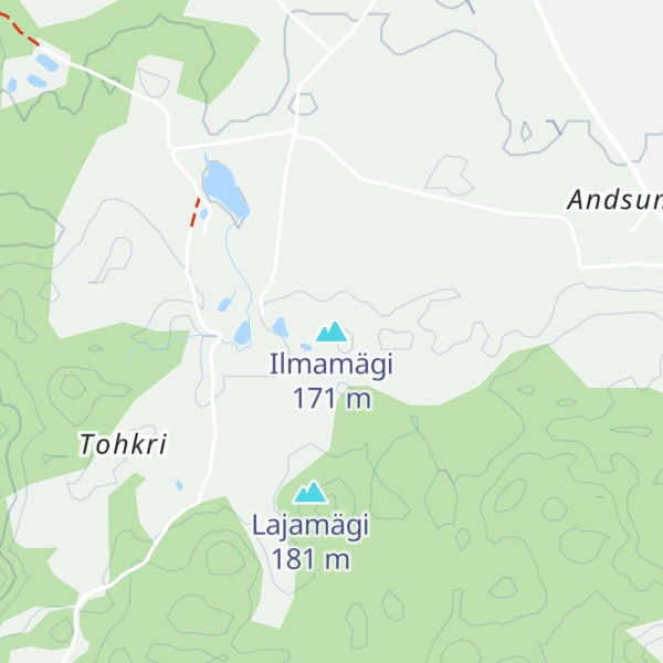 Map of Ilmamägi