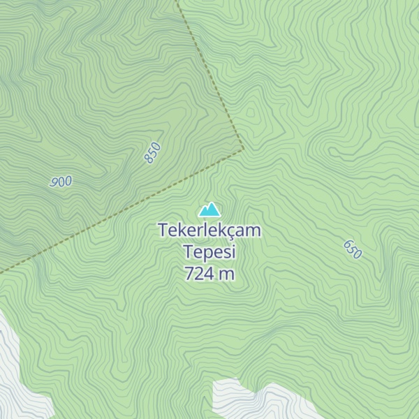 Map of Tekerlekçam Tepesi