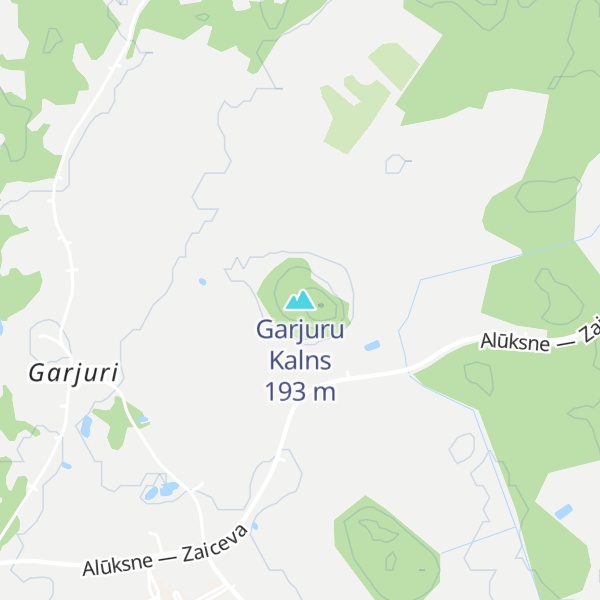 Map of Garjuru Kalns