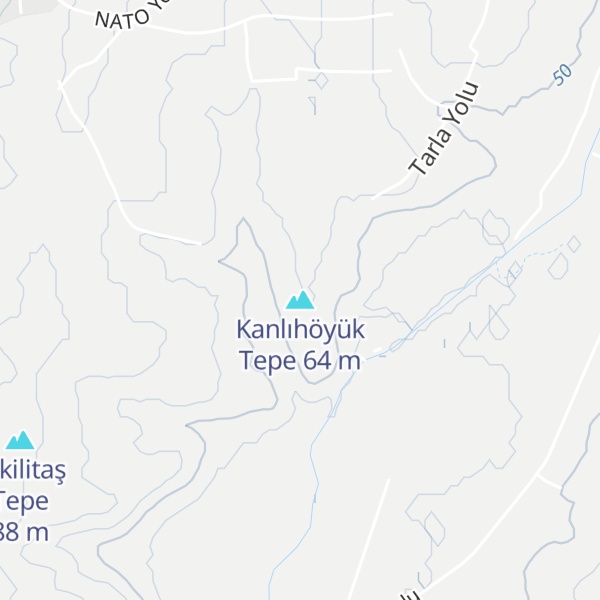 Map of Kanlıhöyük Tepe
