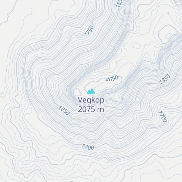 Map of Vegkop