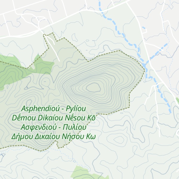 Map of Profitis Ilias