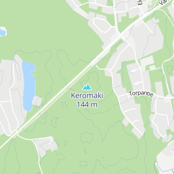 Map of Keromäki