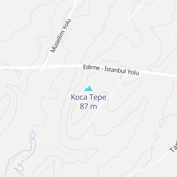 Map of Koca Tepe