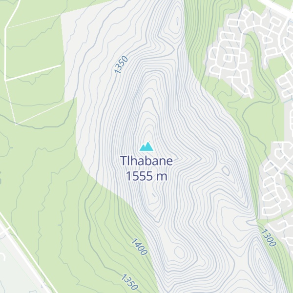Map of Tlhabane