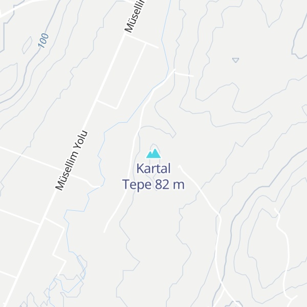 Map of Kartal Tepe