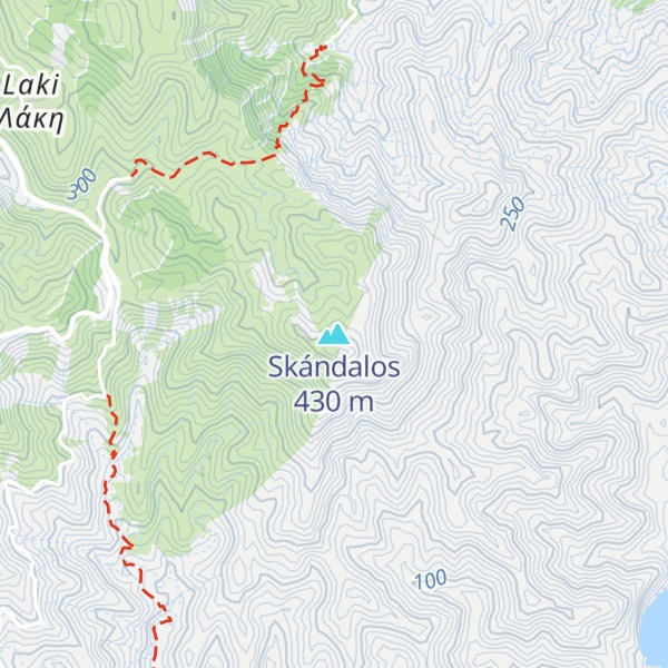 Map of Skándalos