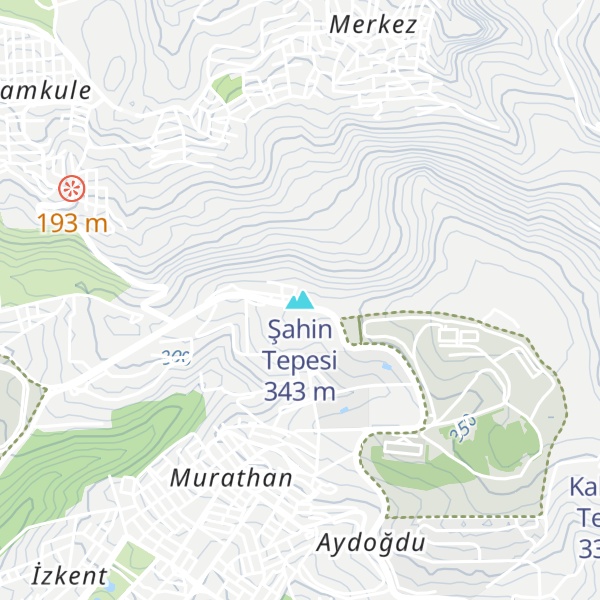Map of Şahin Tepesi