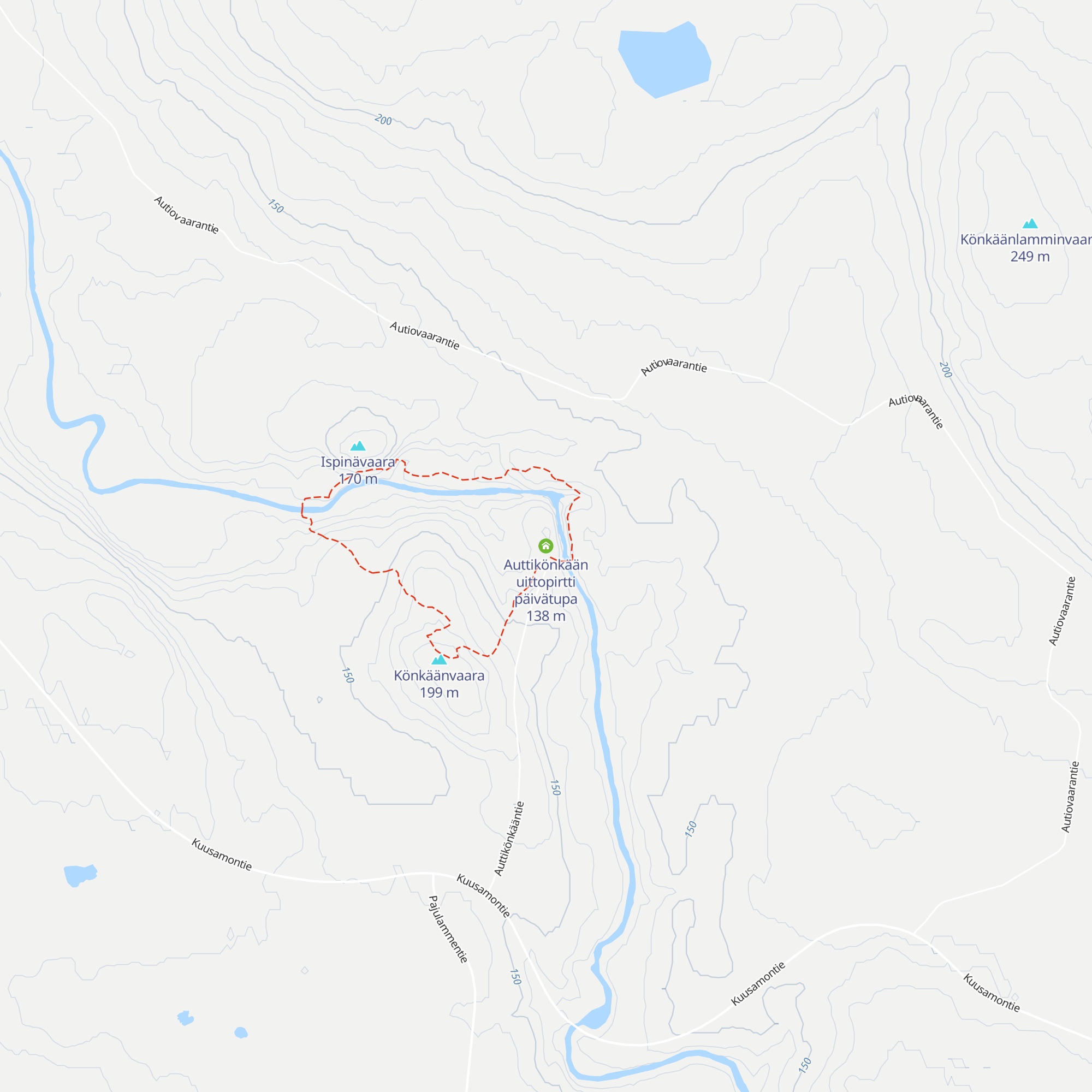 Auttikönkään uittopirtti päivätupa map