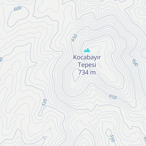Map of Küçükbaba Tepesi