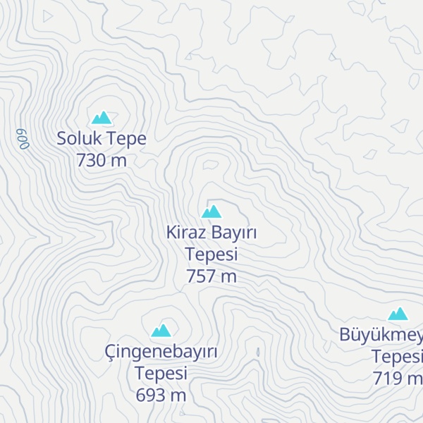 Map of Kiraz Bayırı Tepesi