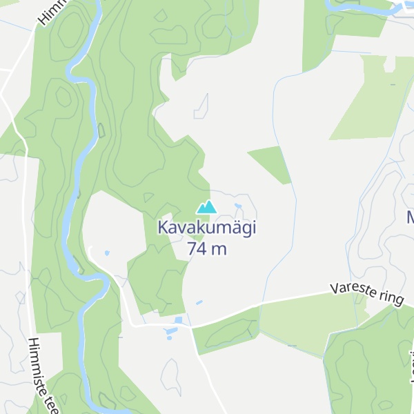 Map of Kavakumägi