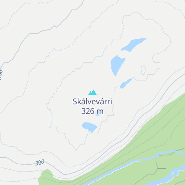 Map of Skálvevárri