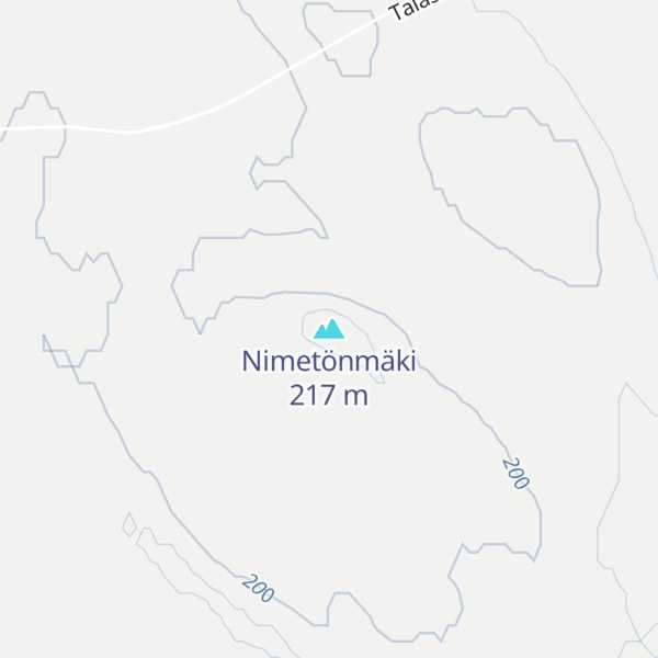 Map of Nimetönmäki