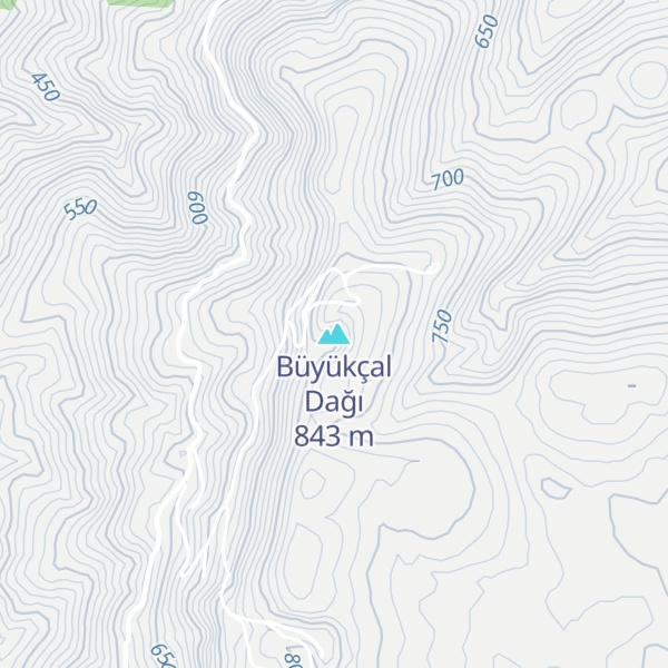 Map of Büyükçal Dağı