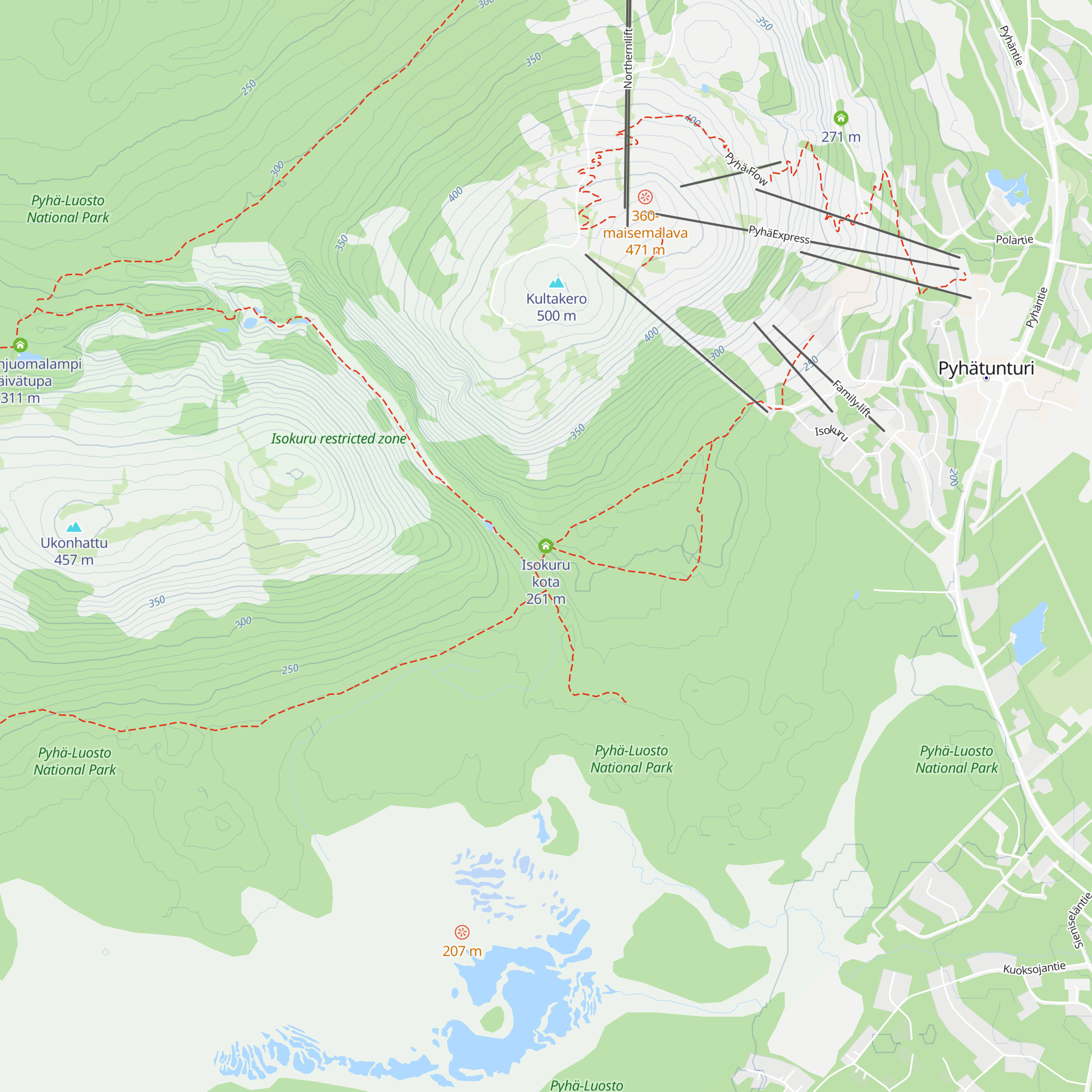 Isokuru kota map