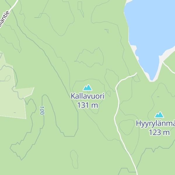 Map of Kallavuori