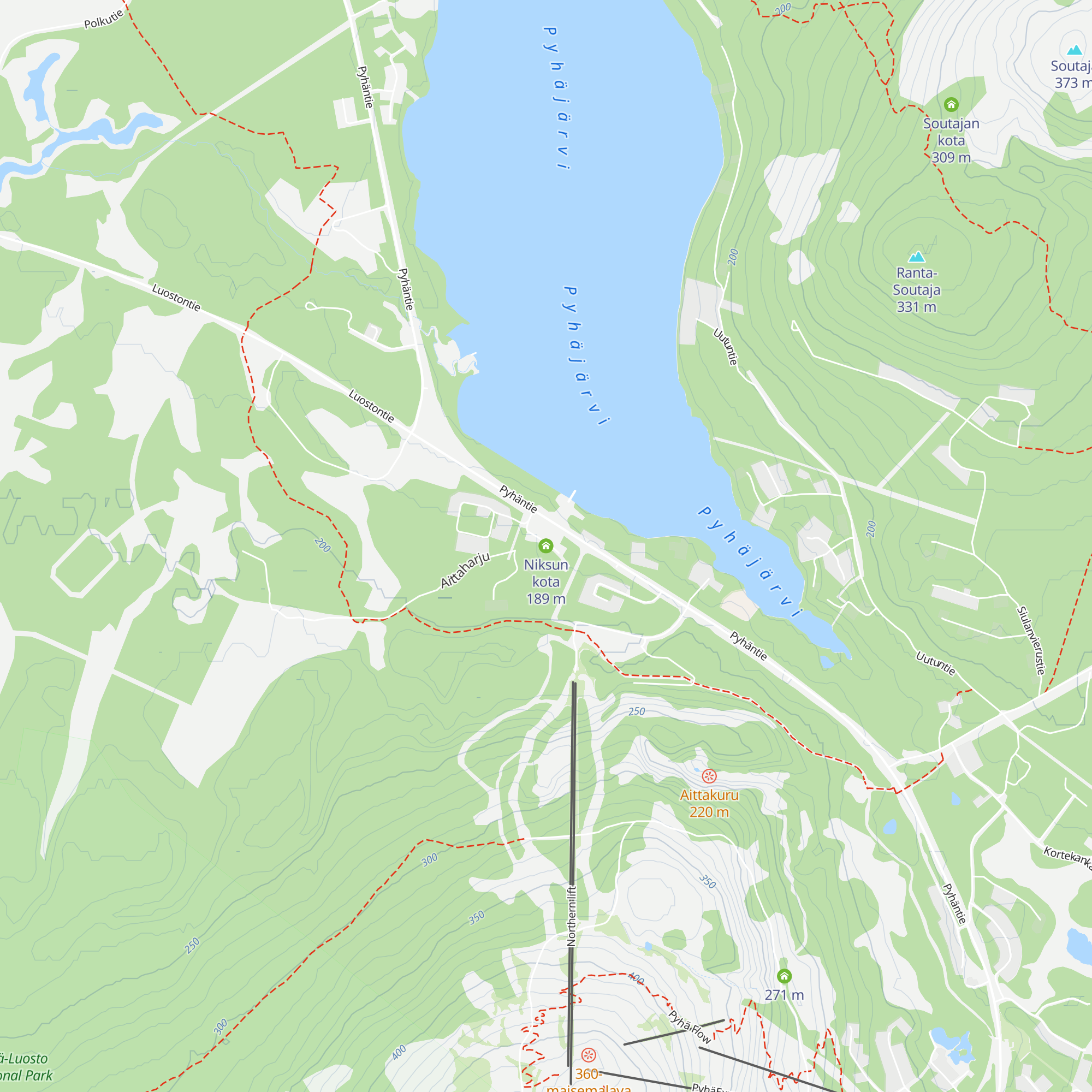 Niksun kota map