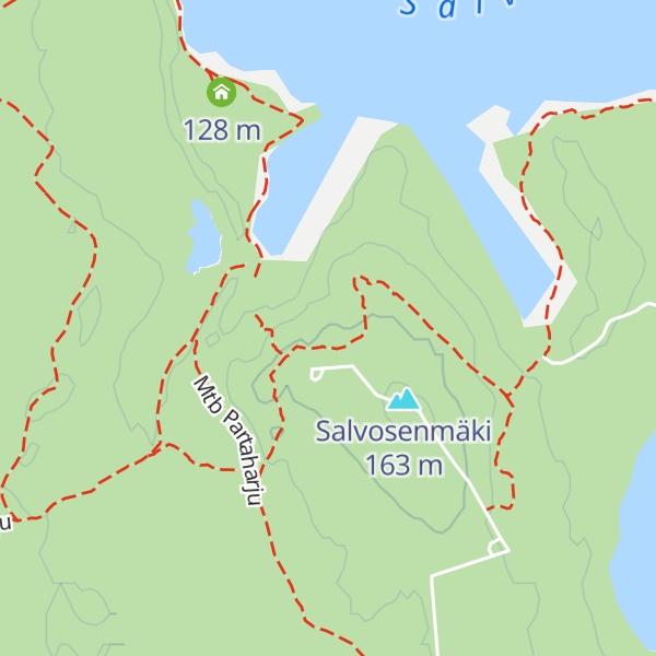 Map of Salvosenmäen kota