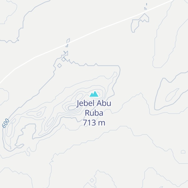 Map of Jebel Abu Ruba