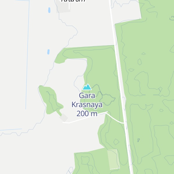 Map of Gara Krasnaya
