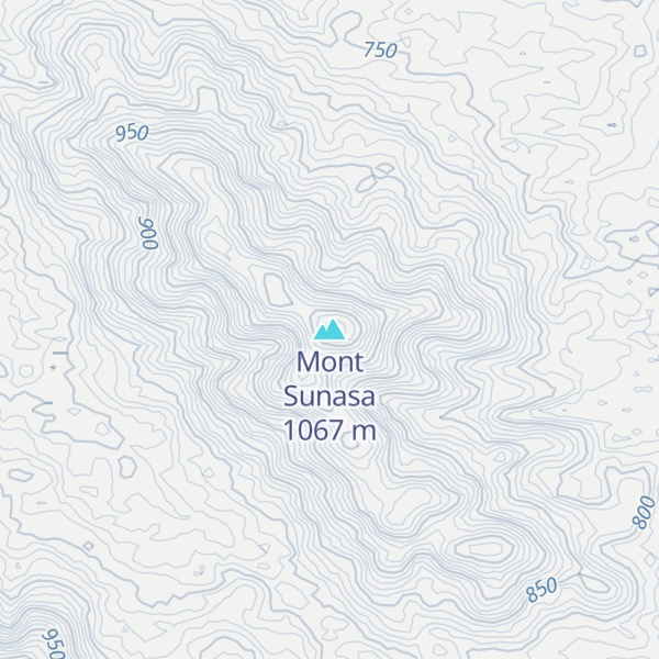Map of Mont Sunasa