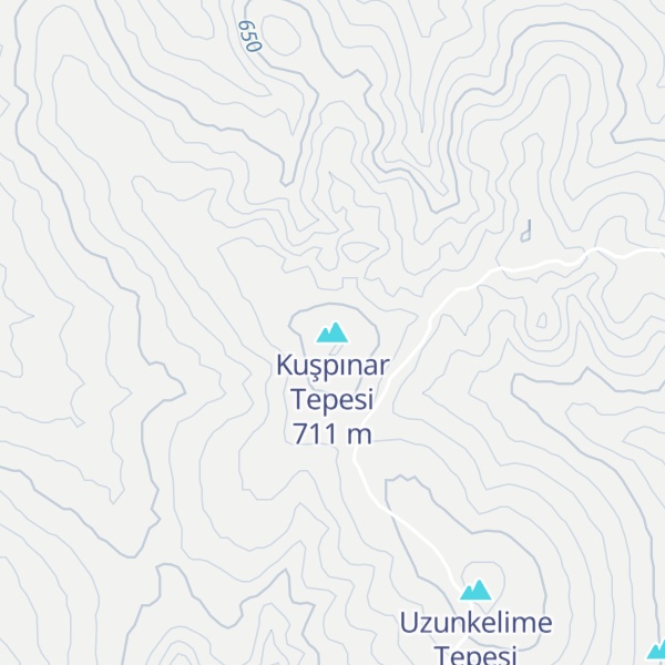 Map of Kuşpınar Tepesi