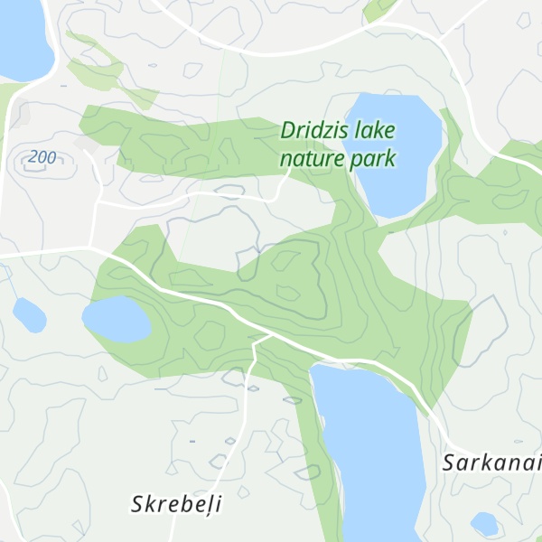 Map of Sauleskalns