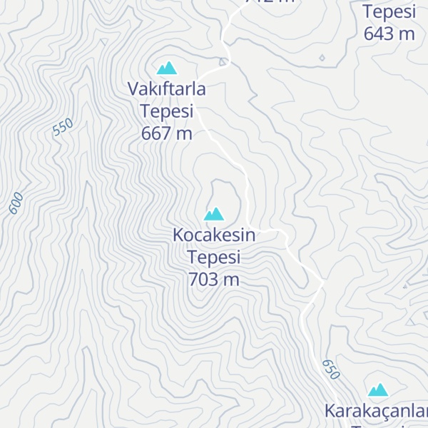 Map of Kocakesin Tepesi