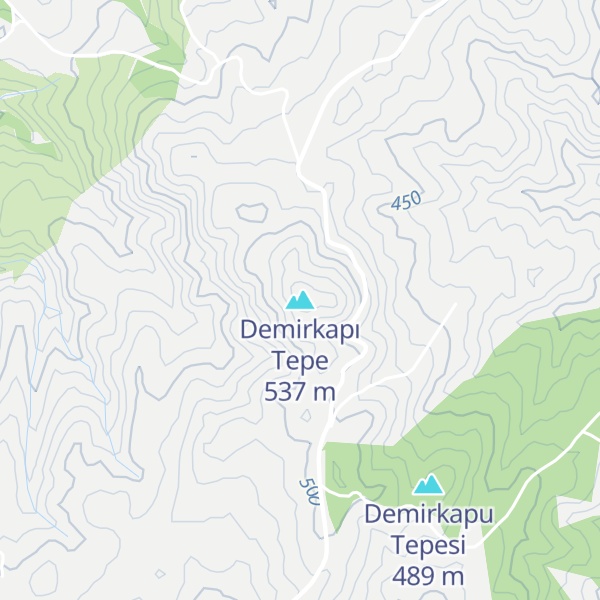 Map of Demirkapı Tepe