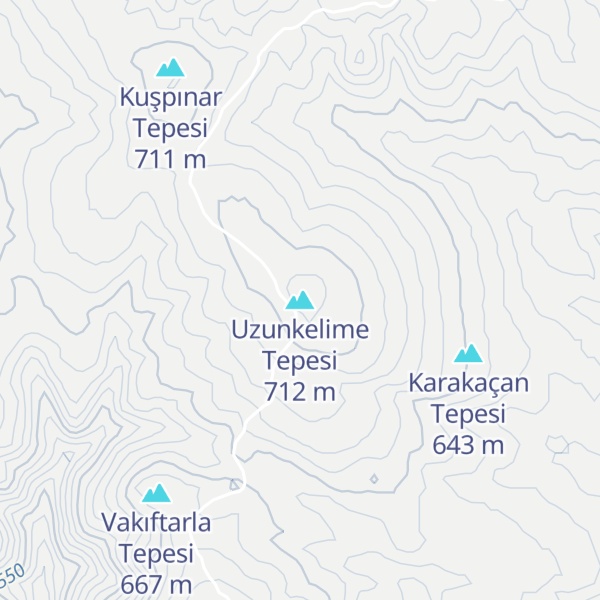 Map of Uzunkelime Tepesi
