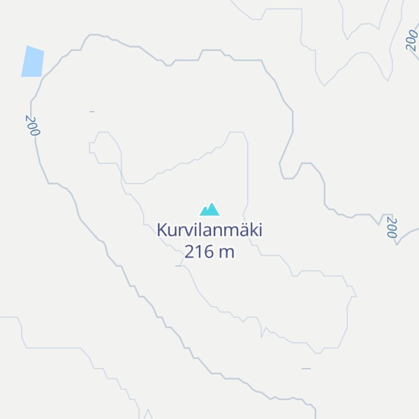 Map of Kurvilanmäki