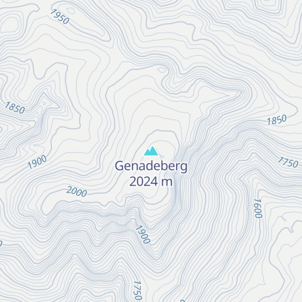 Map of Genadeberg
