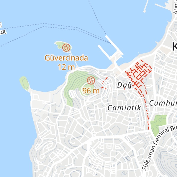Map of Kese Dağı