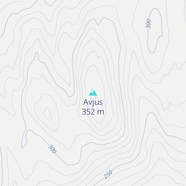 Map of Avjus