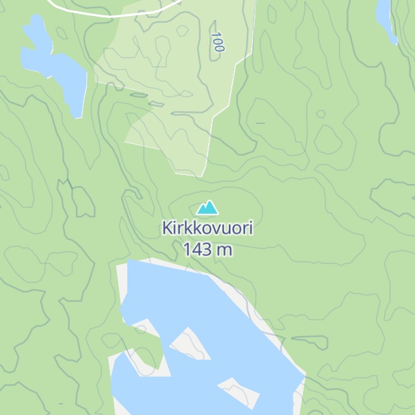 Map of Kirkkovuori