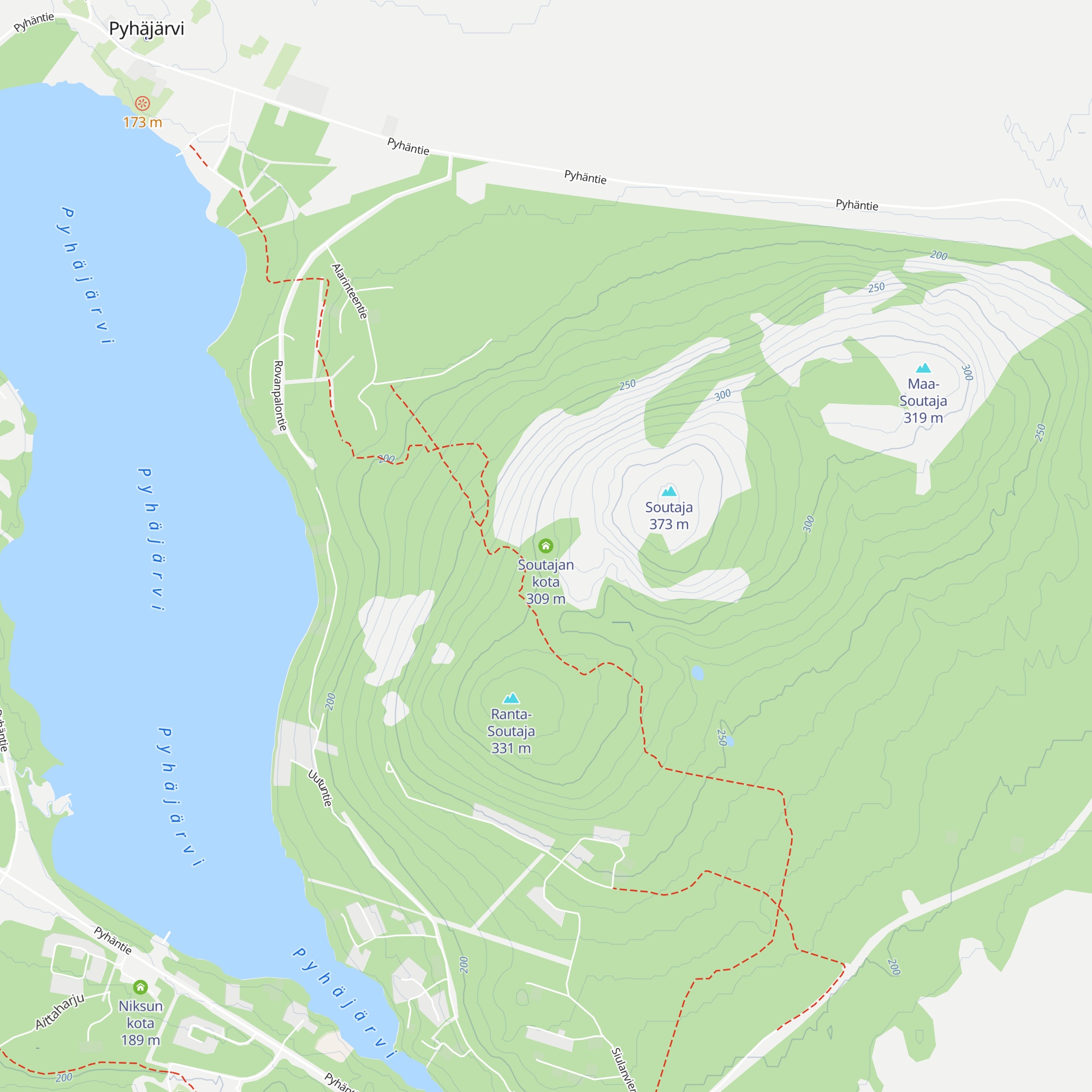 Soutajan kota map