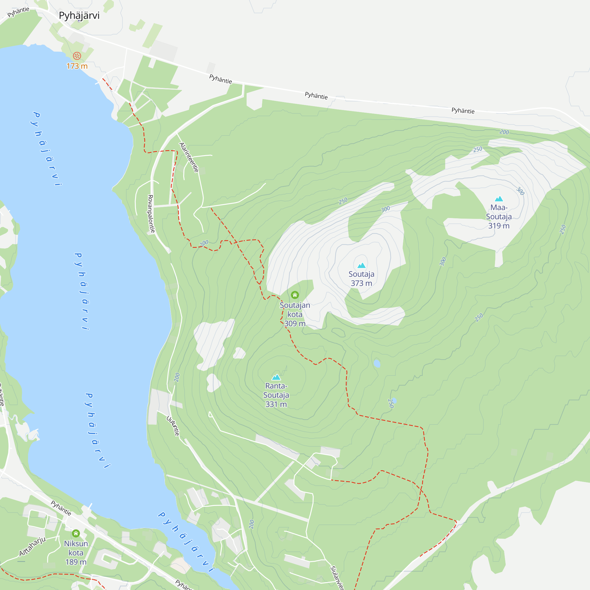 Soutajan kota map