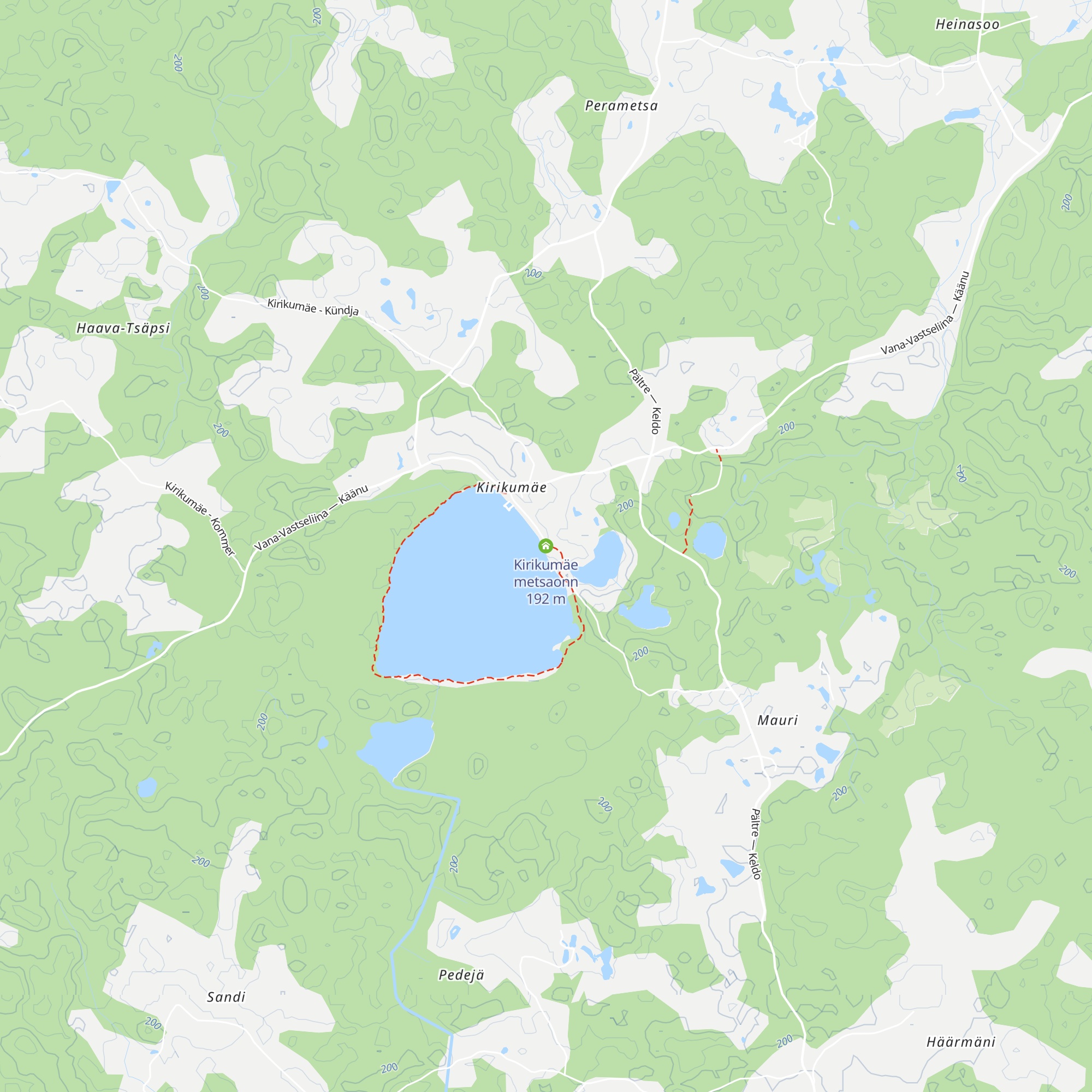 Kirikumäe metsaonn map