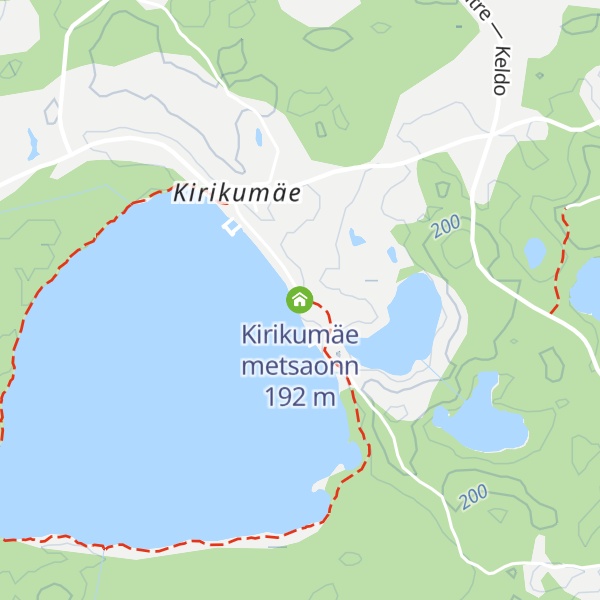 Map of Kirikumäe metsaonn