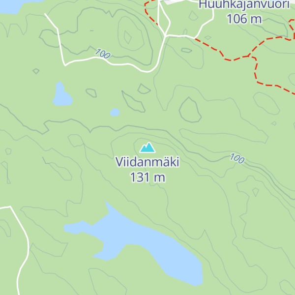 Map of Viidanmäki