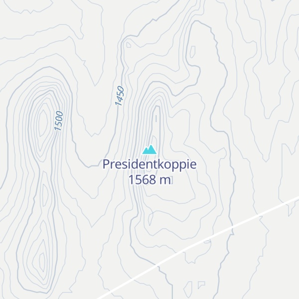 Map of Presidentkoppie