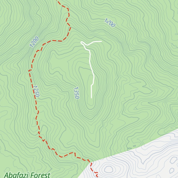 Map of Mount Kempt