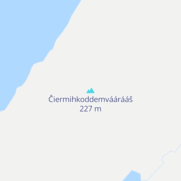 Map of Čiermihkoddemváárááš